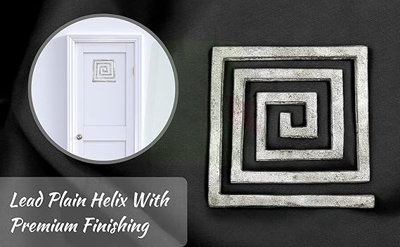 TREE MAISON CORONATING HOMES Lead Plain Helix | 6 Inch | Energy Booster Vastu Remedy | Vastu Helix Remedy for Zone Correction | Zonal Placement - SW | Pack of 1