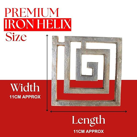 REMEDYWALA Iron Helix for West Direction Remedy [11CM Approx]