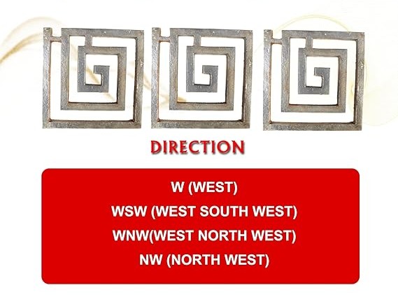 REMEDYWALA Iron Helix for West Direction Remedy [11CM Approx]