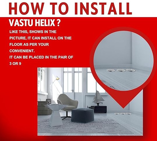 REMEDYWALA Iron Helix for West Direction Remedy [11CM Approx]