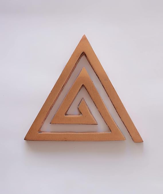 Vastu Vardan Copper Plain Helix for Vastu | 6 Inch | Pack of 1 | South East Vastu Remedy | Main Door Entrance | Bedroom | Toilet | Helix Vastu Dosh Remedies Products