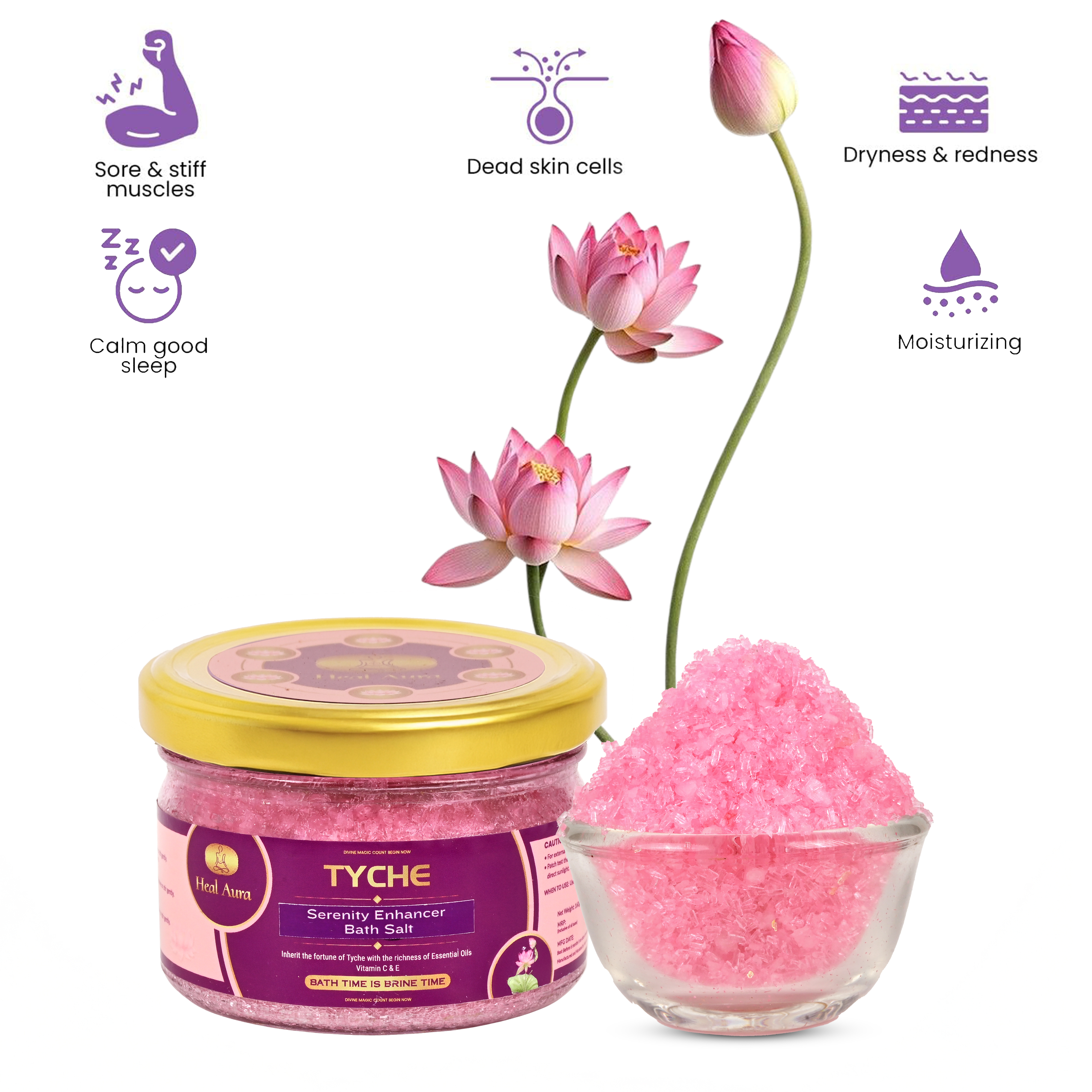 Tyche (Lotus) Bath Salt