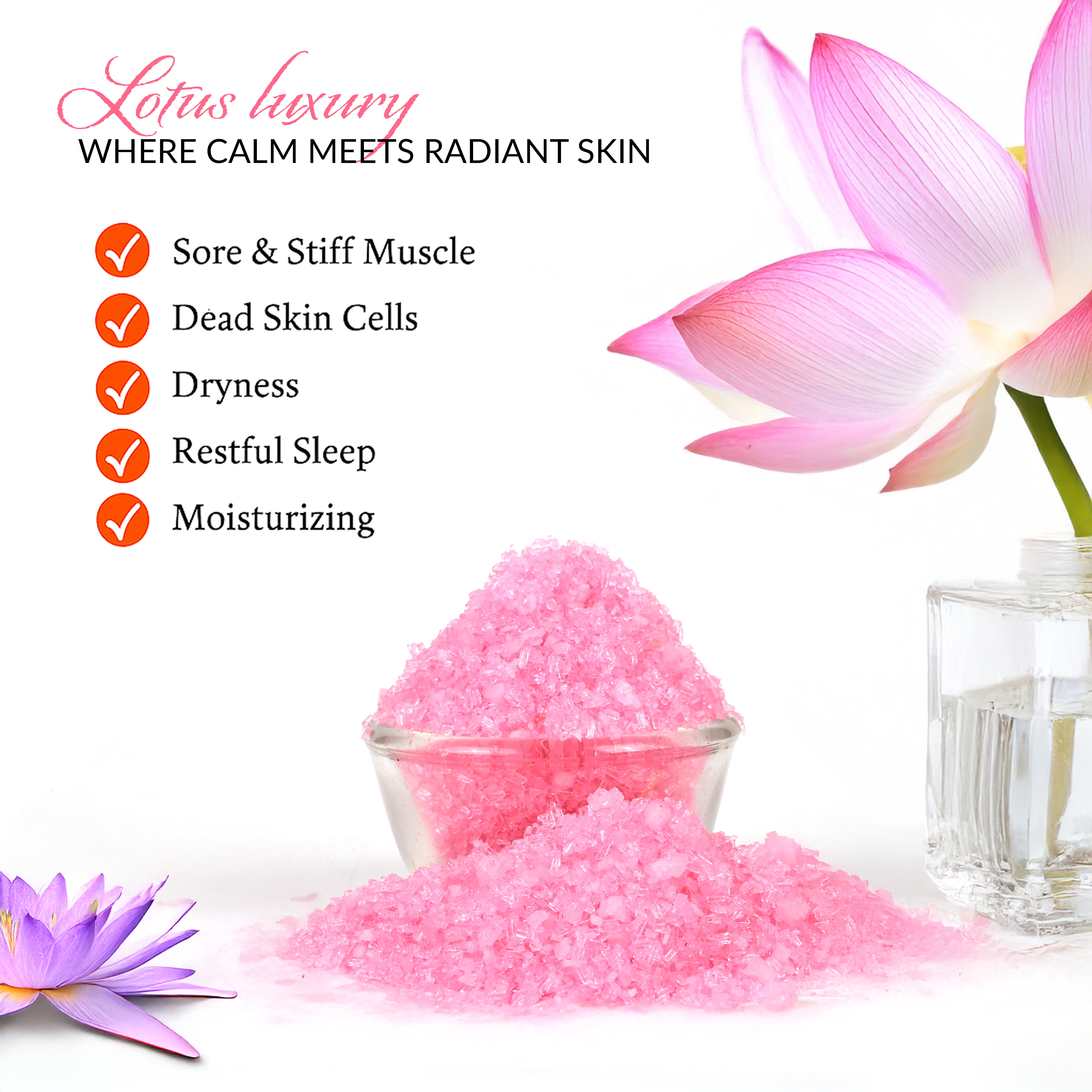 Tyche (Lotus) Bath Salt