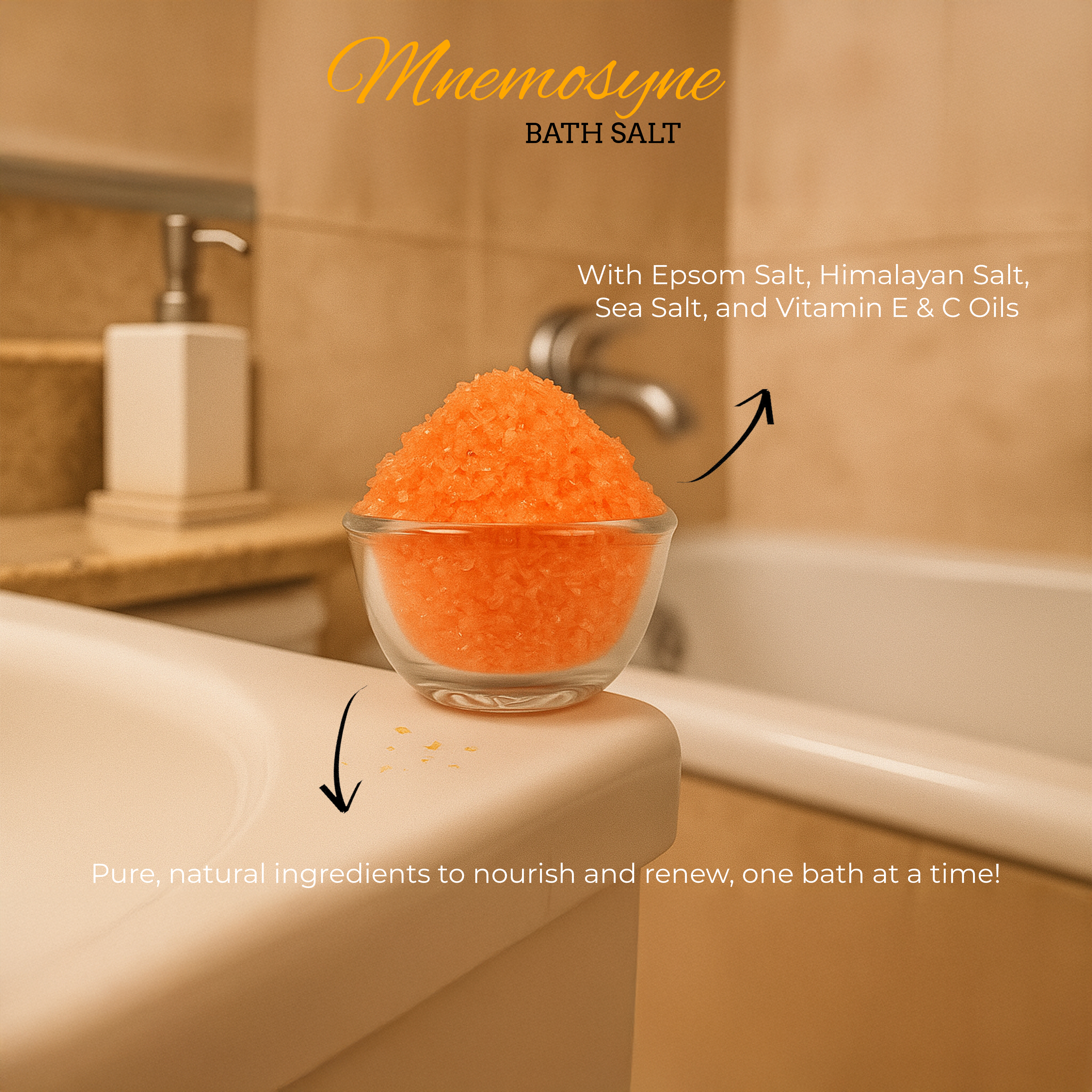 Mnemosyne (French Vanilla) Bath Salt