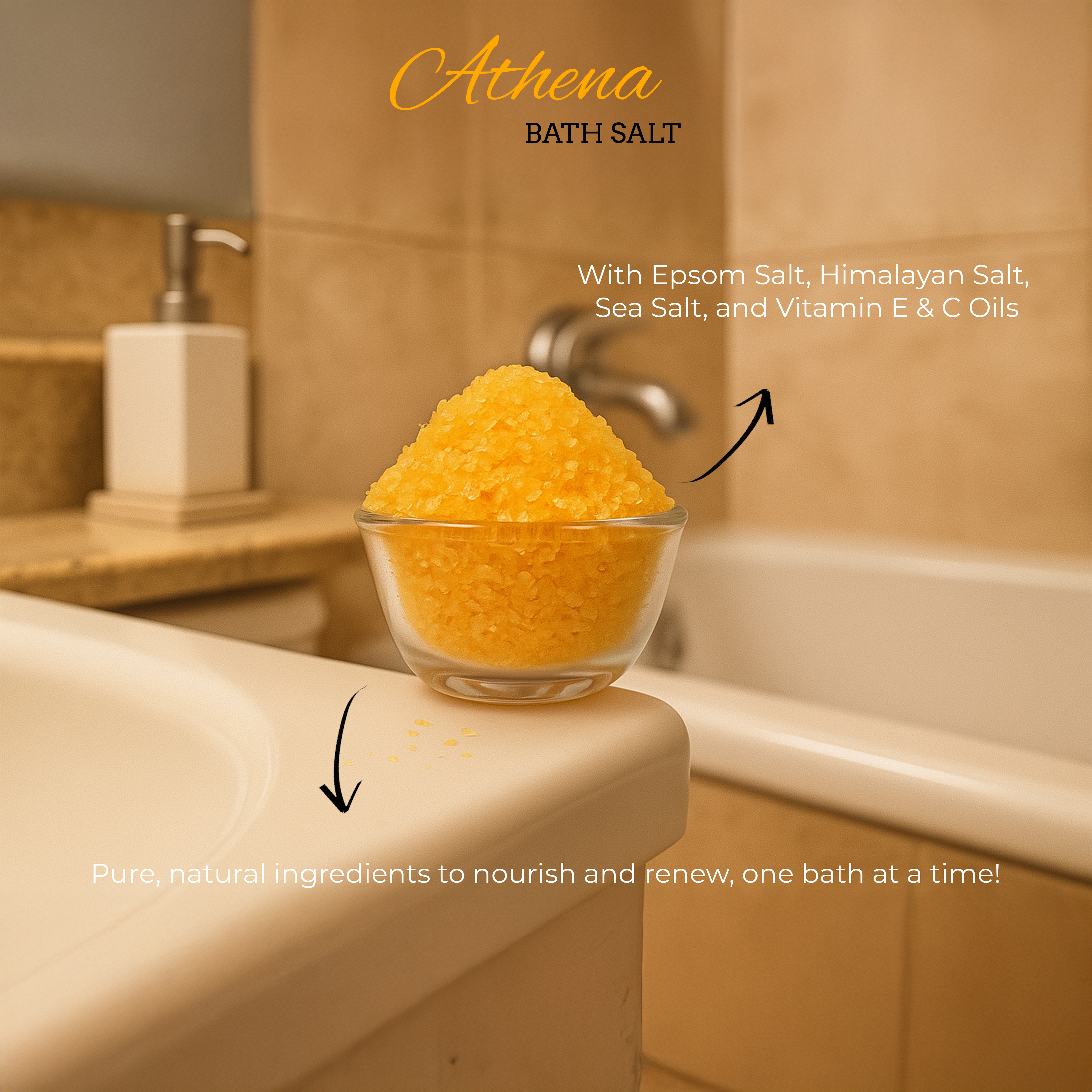Athena (Citrus) Bath Salt