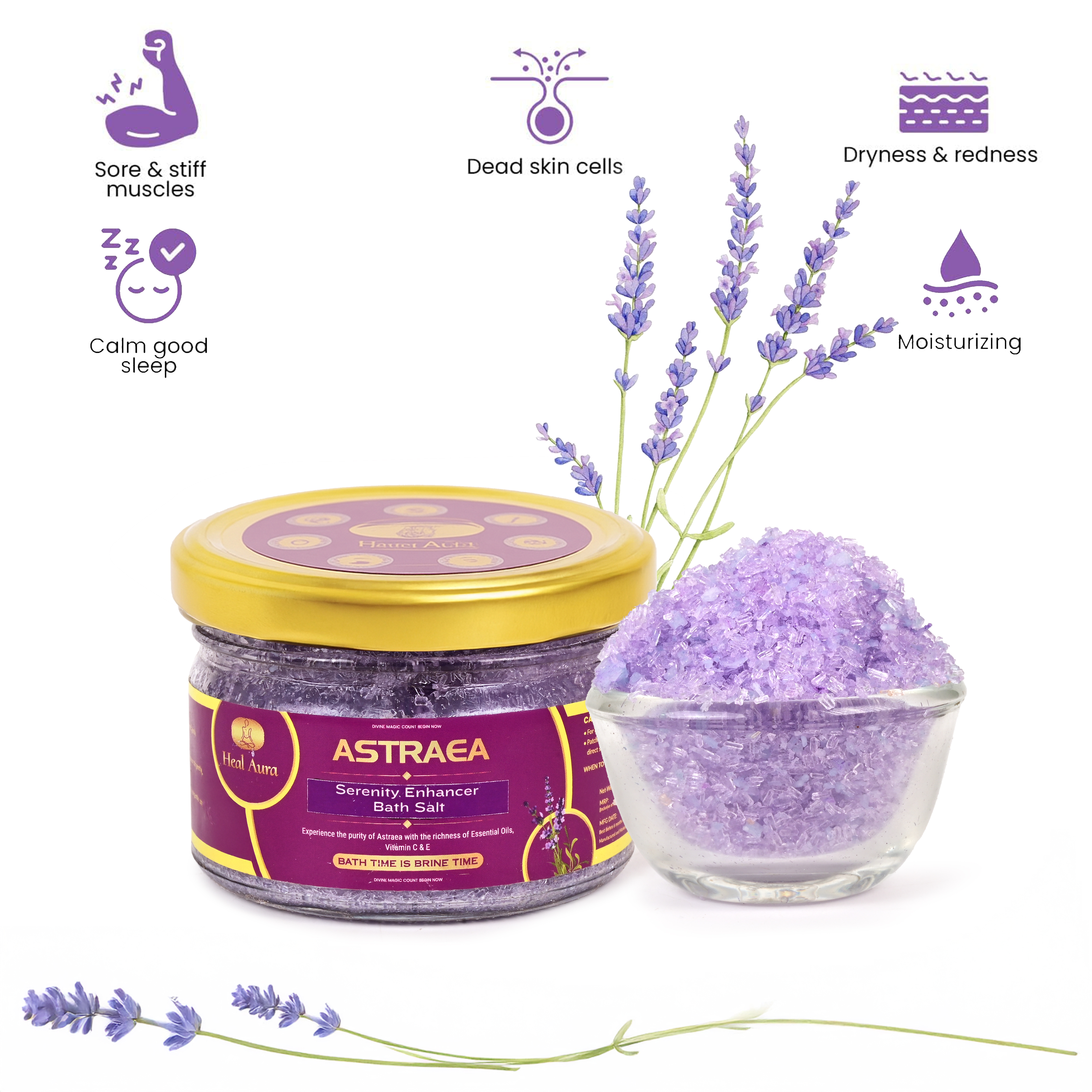 Astraea (Lavender) Bath Salt