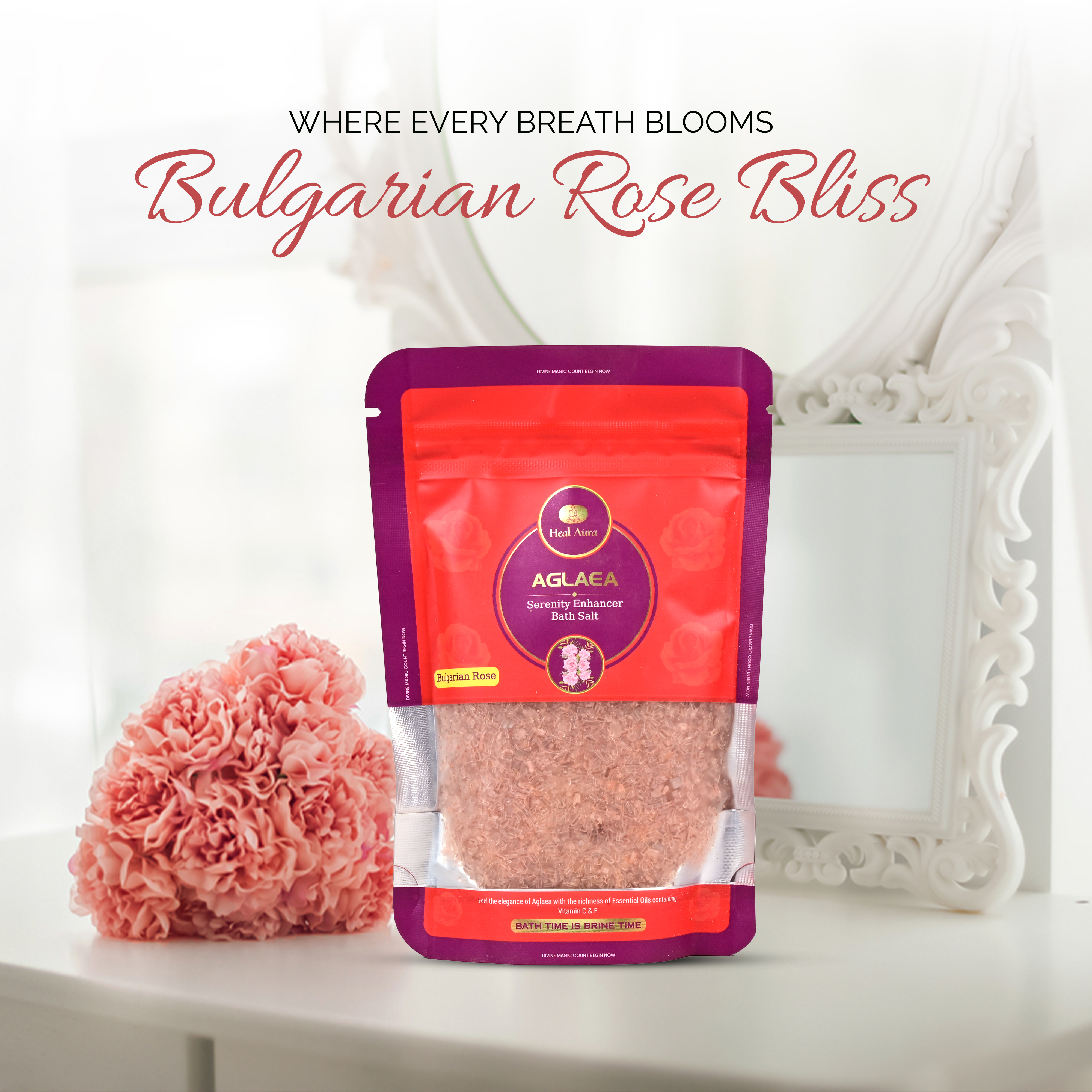Aglaea (Bulgarian Rose) Bath Salt