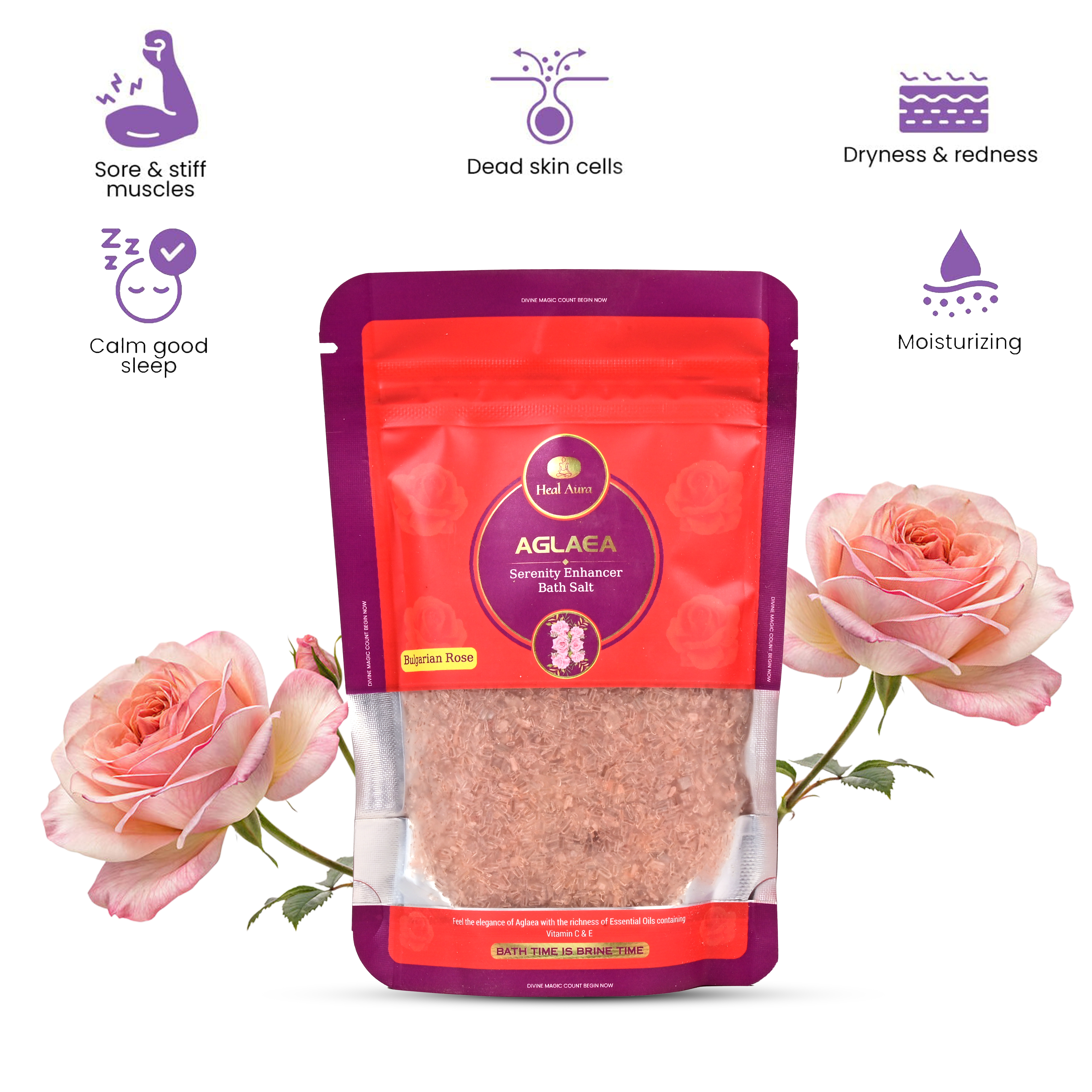 Aglaea (Bulgarian Rose) Bath Salt