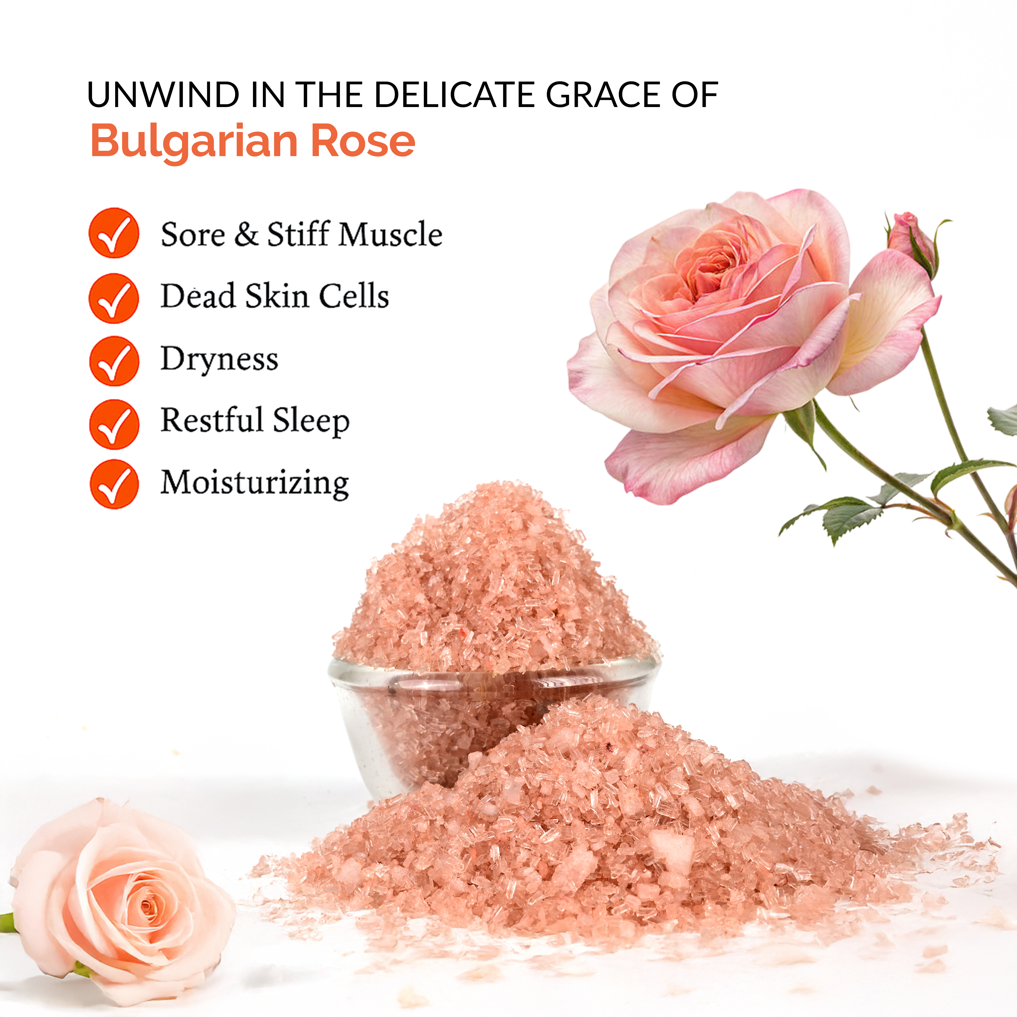 Aglaea (Bulgarian Rose) Bath Salt