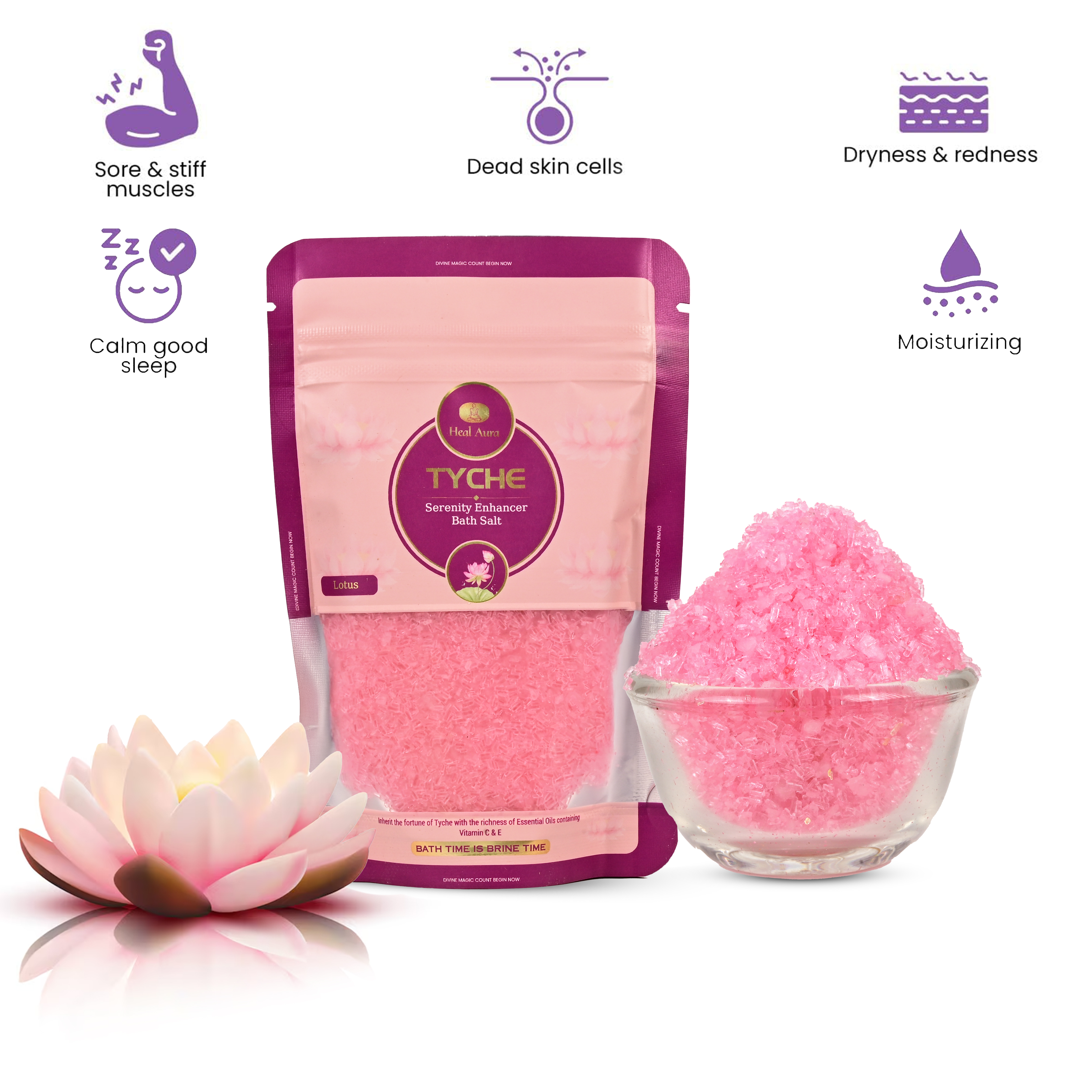 Tyche (Lotus) Bath Salt