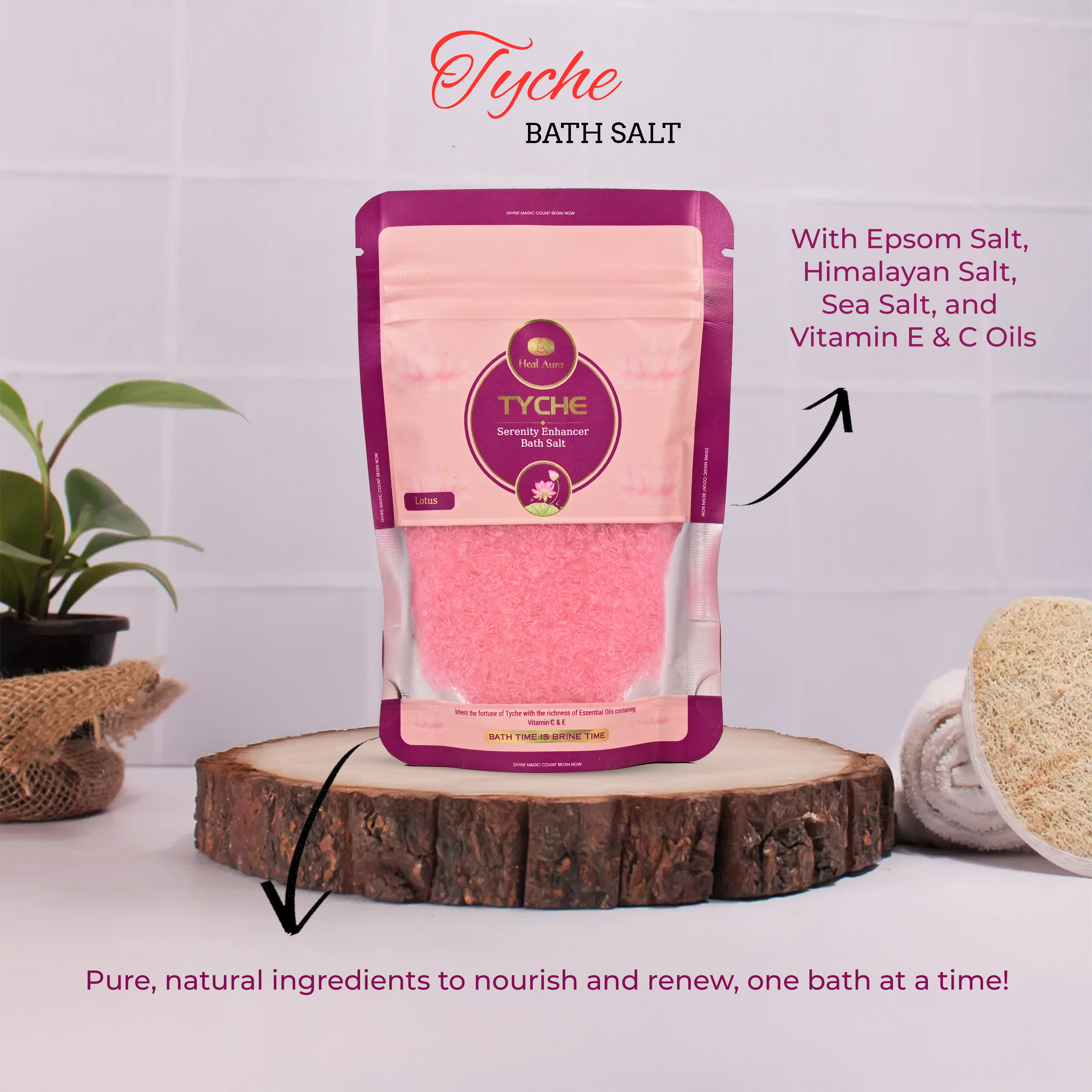 Tyche (Lotus) Bath Salt