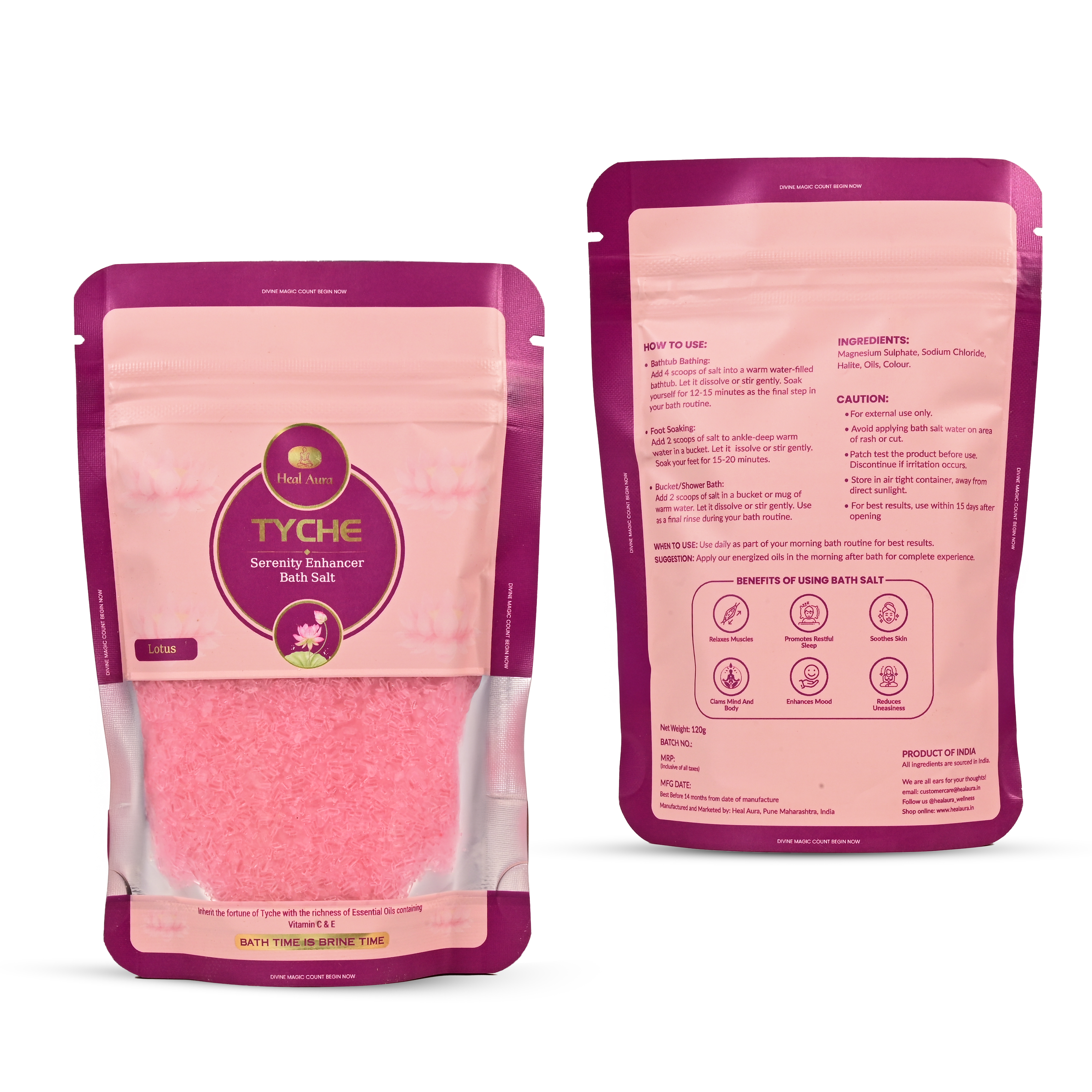 Tyche (Lotus) Bath Salt