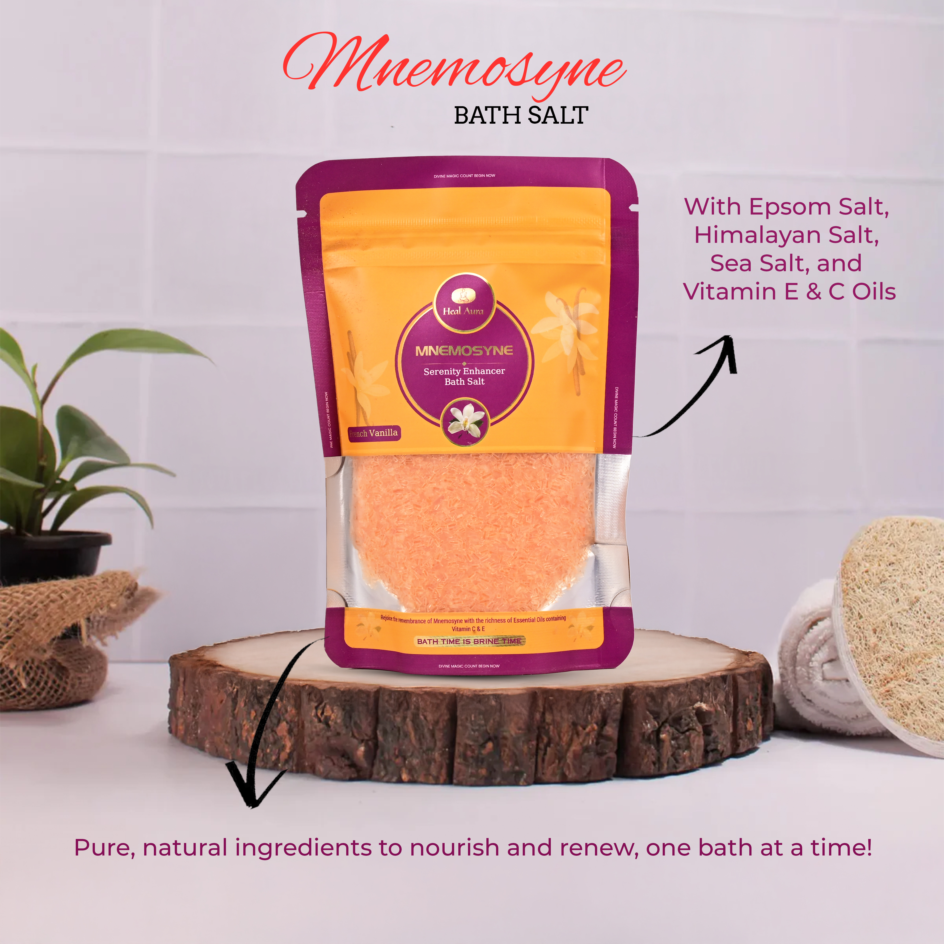 Mnemosyne (French Vanilla) Bath Salt