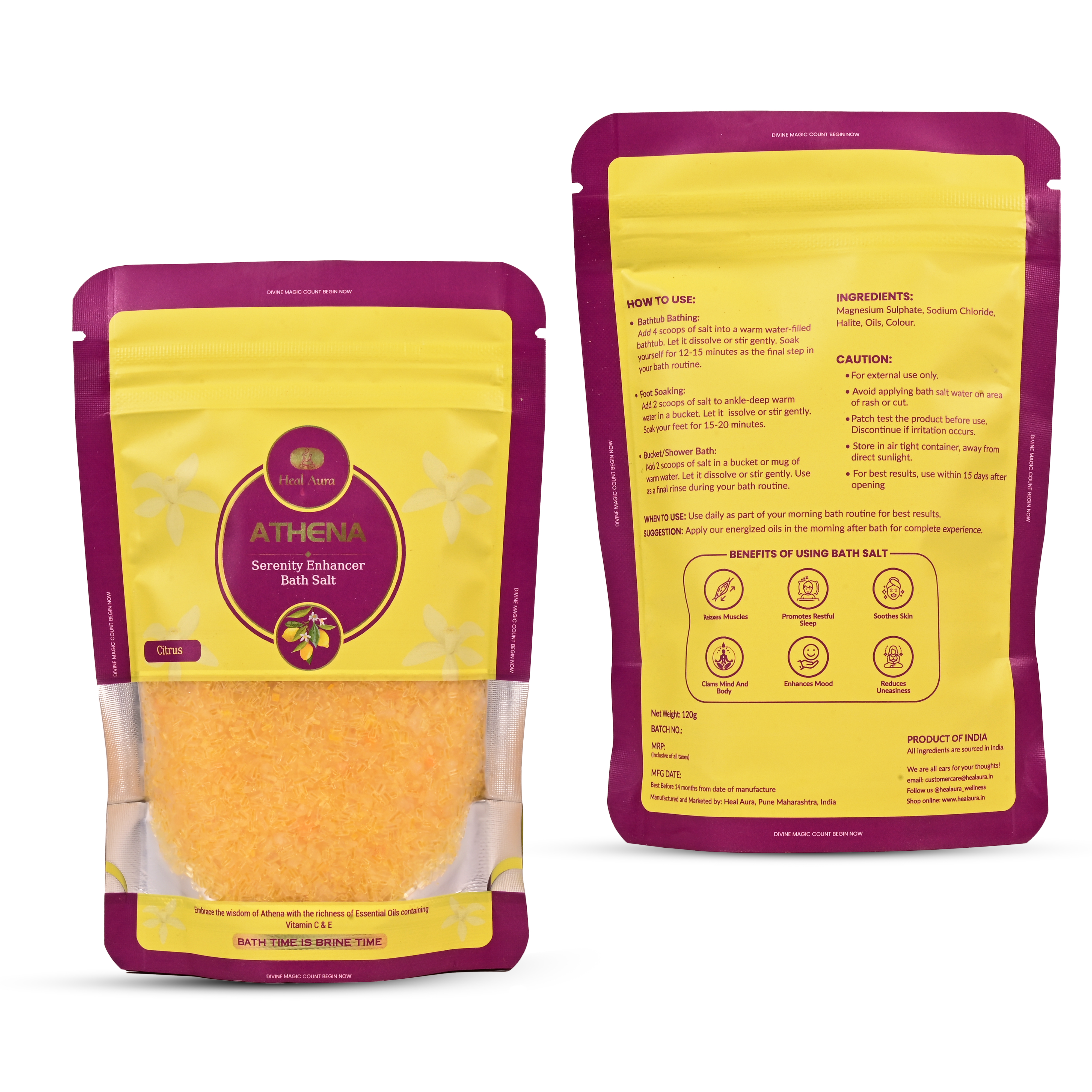 Athena (Citrus) Bath Salt