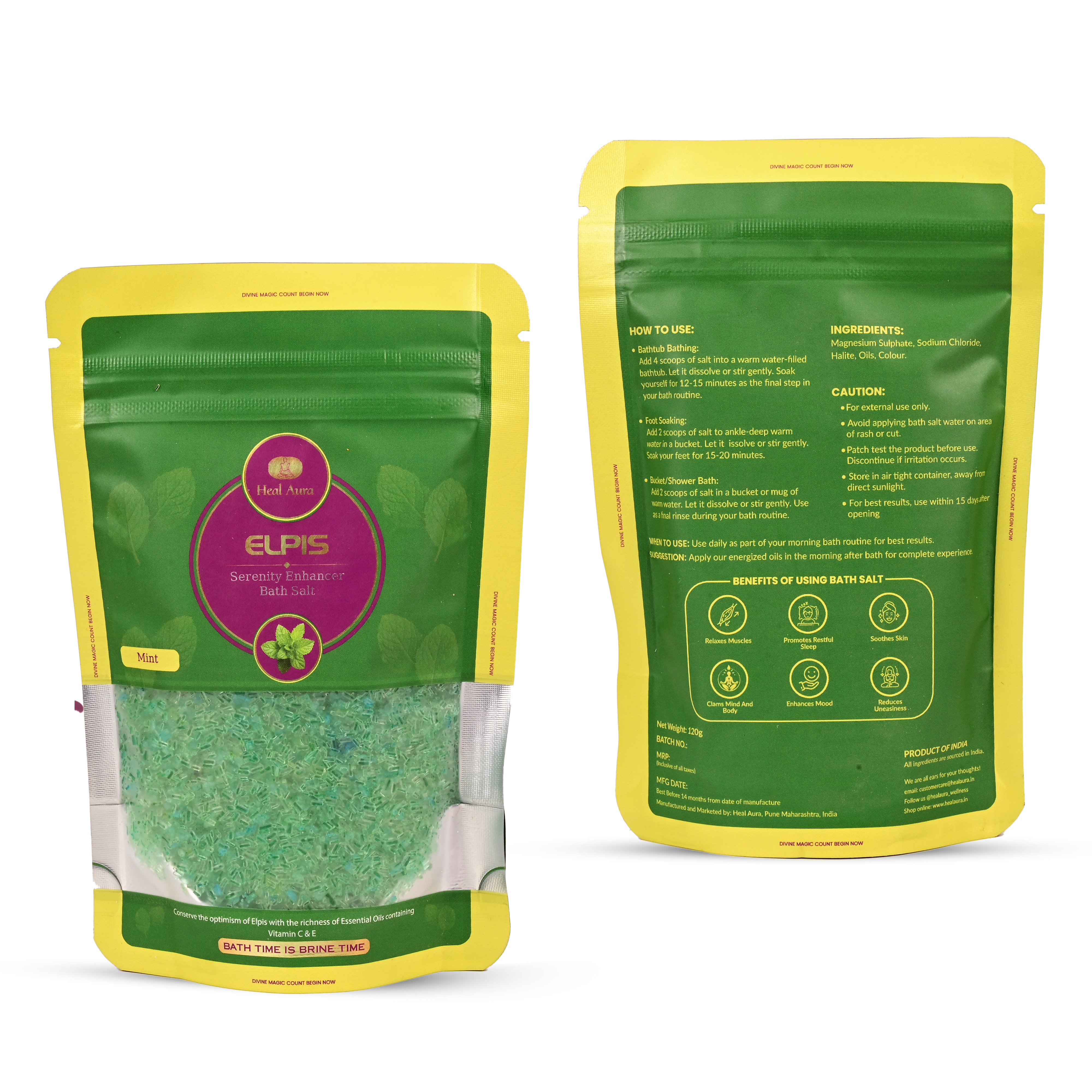 Elpis (Mint) Bath Salt