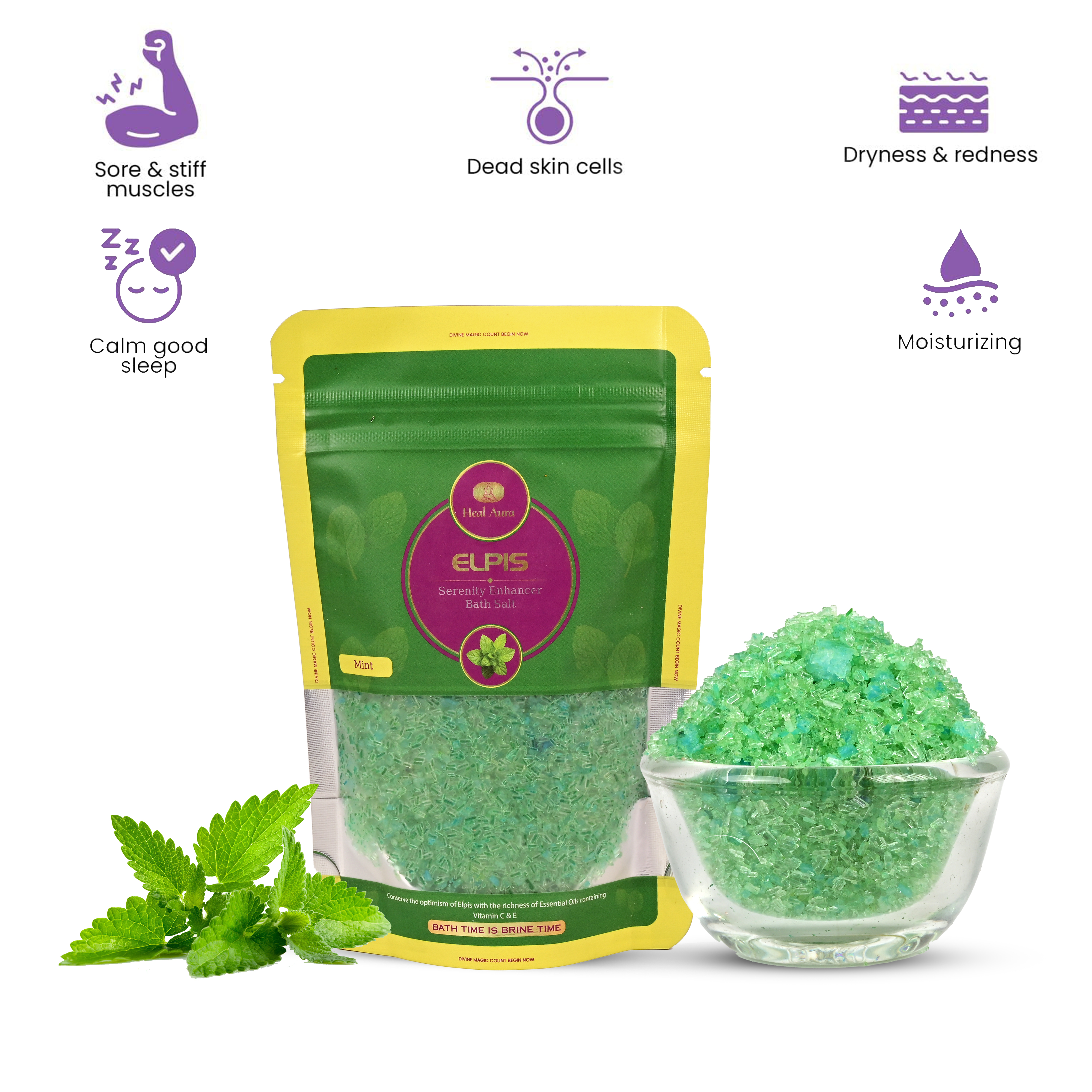 Elpis (Mint) Bath Salt
