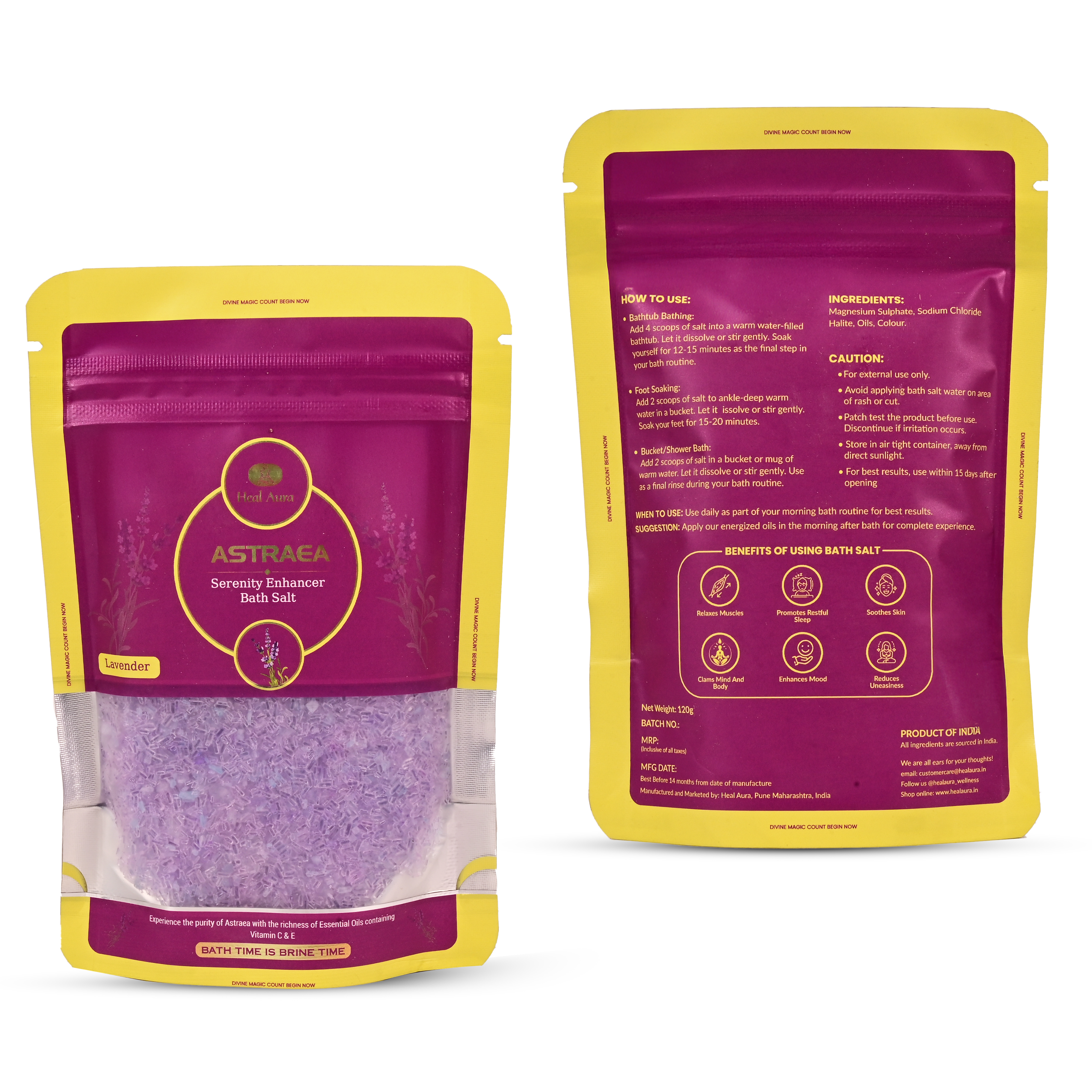 Astraea (Lavender) Bath Salt