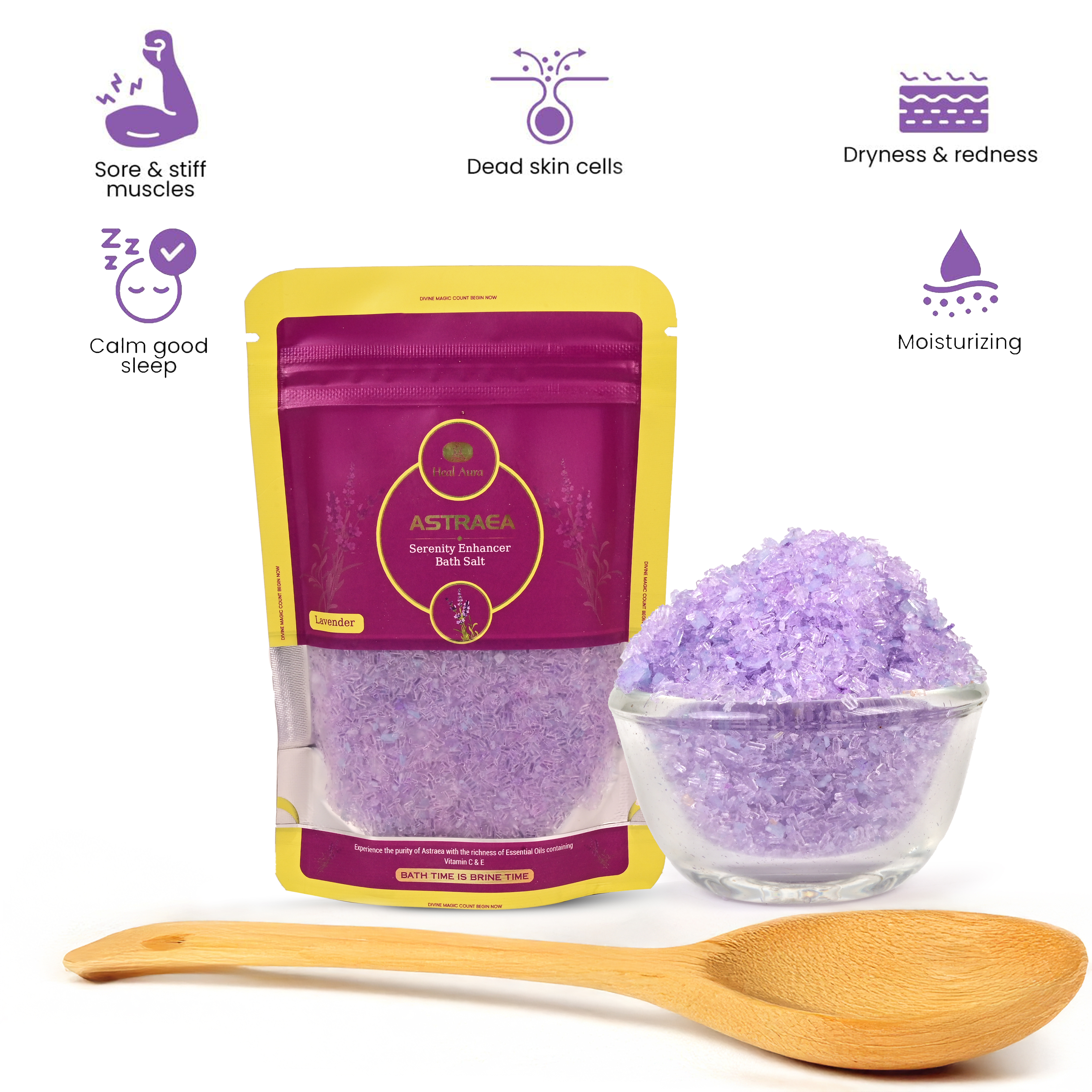 Astraea (Lavender) Bath Salt