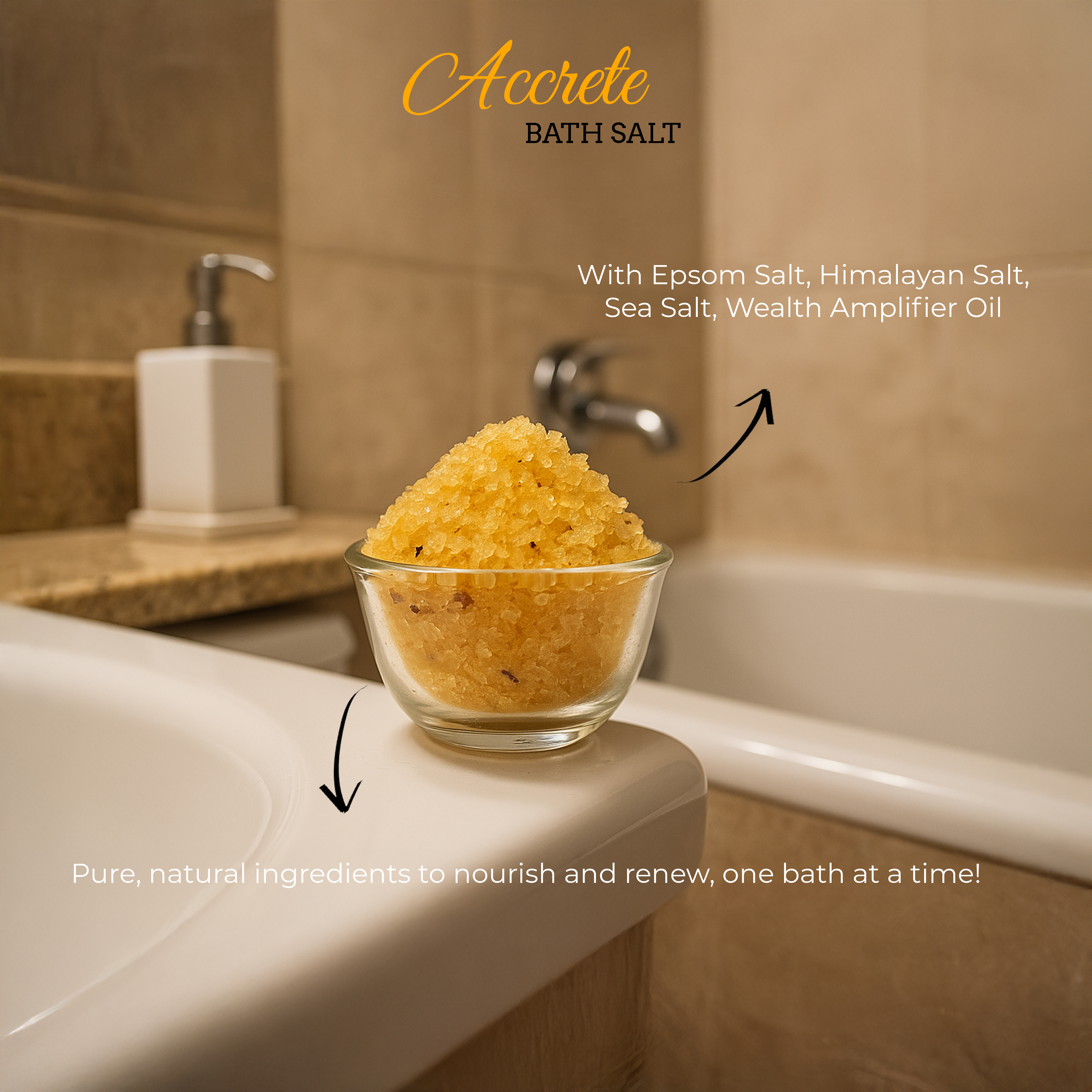 Accrete/Money Attraction Bath Salt