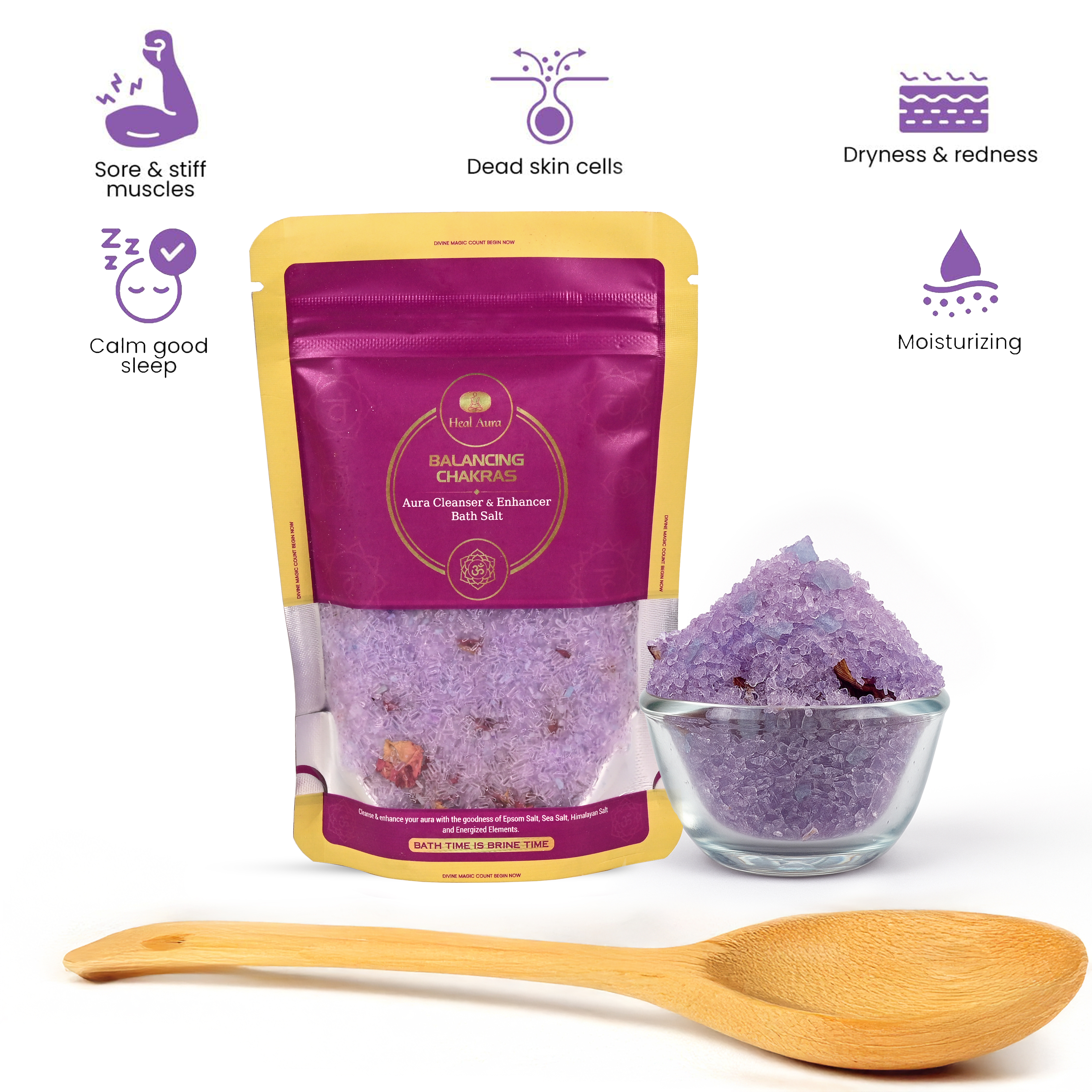 Balancing Chakras/7 Chakras Balancing Bath Salt