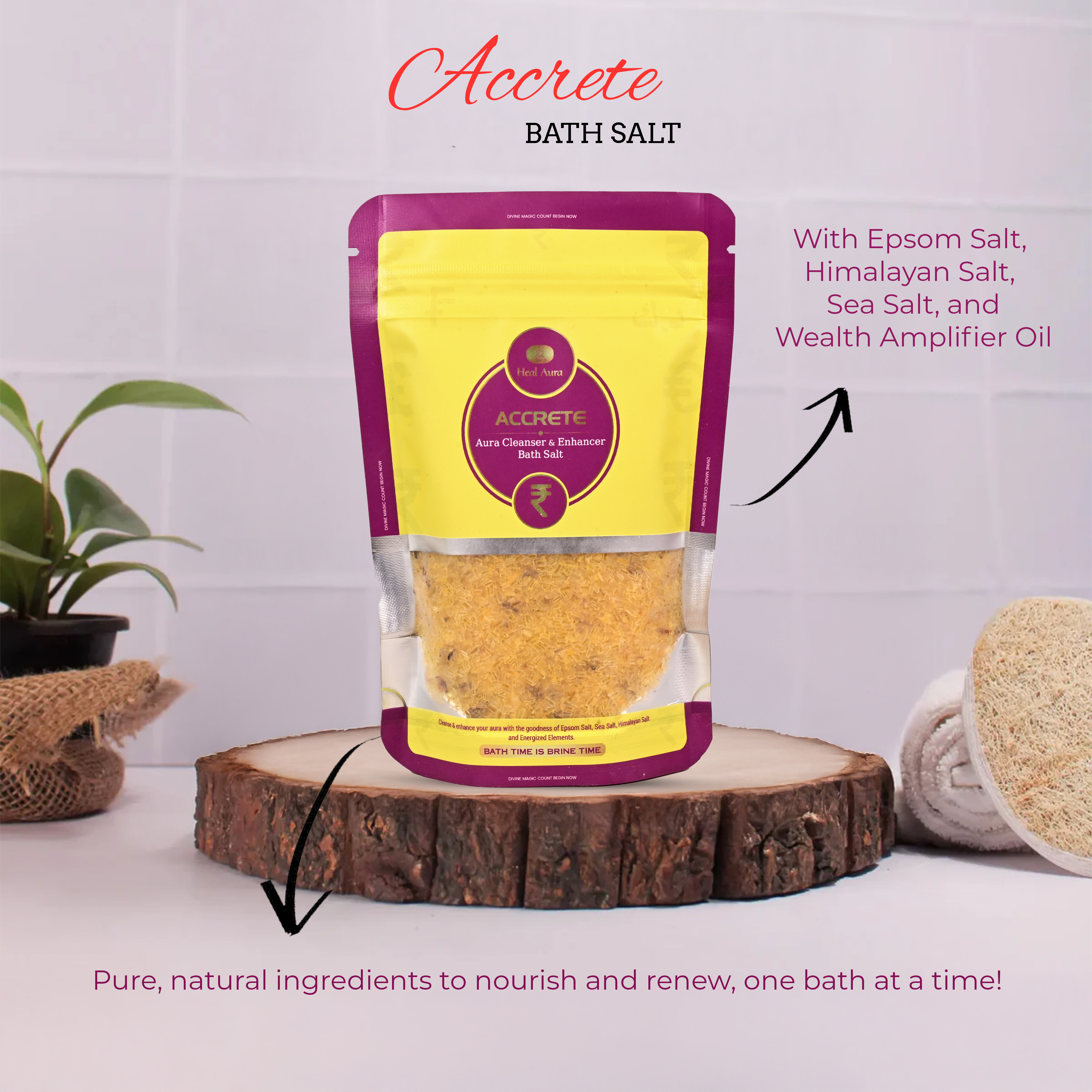 Accrete/Money Attraction Bath Salt