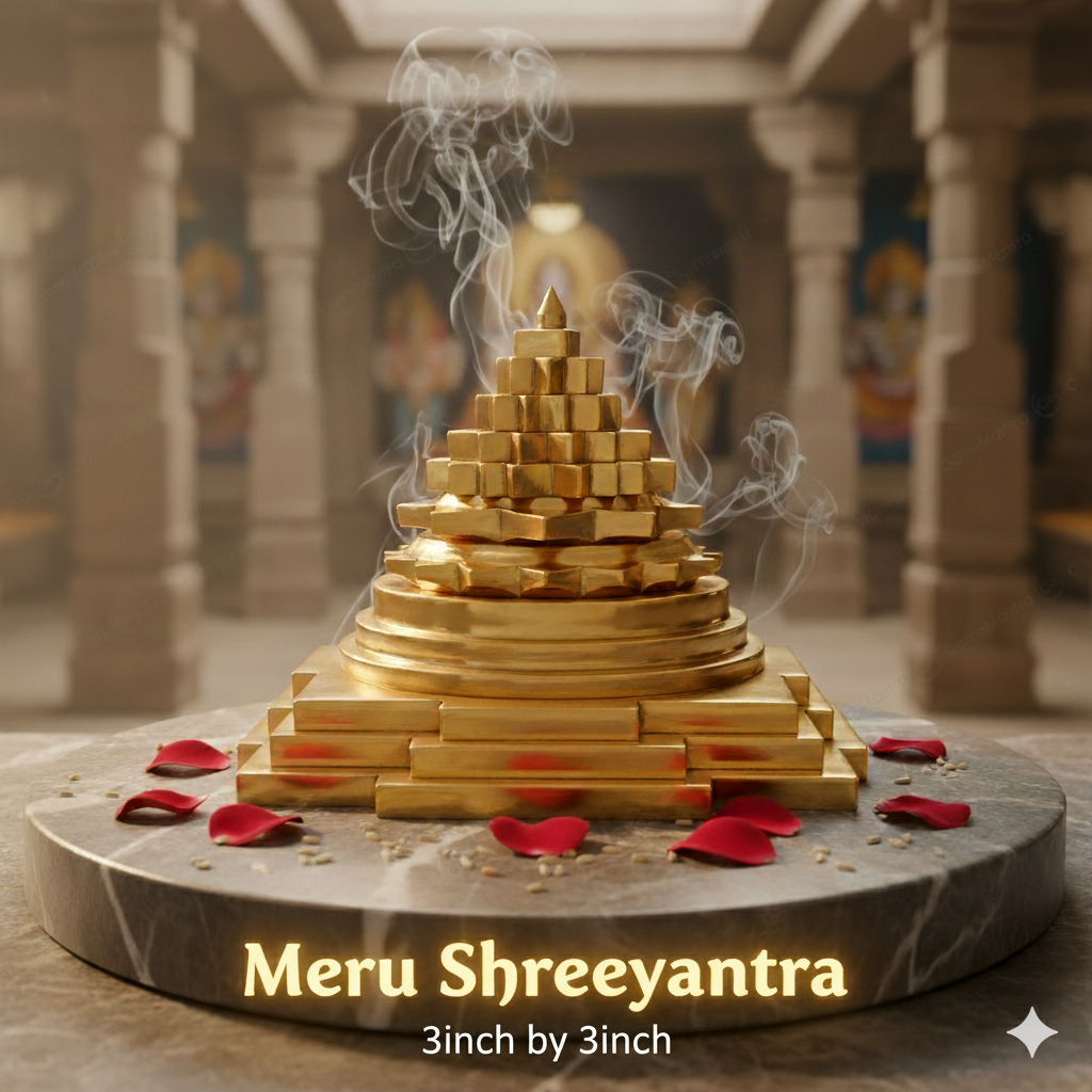 Meru Shreeyantra      3inch by 3inch   